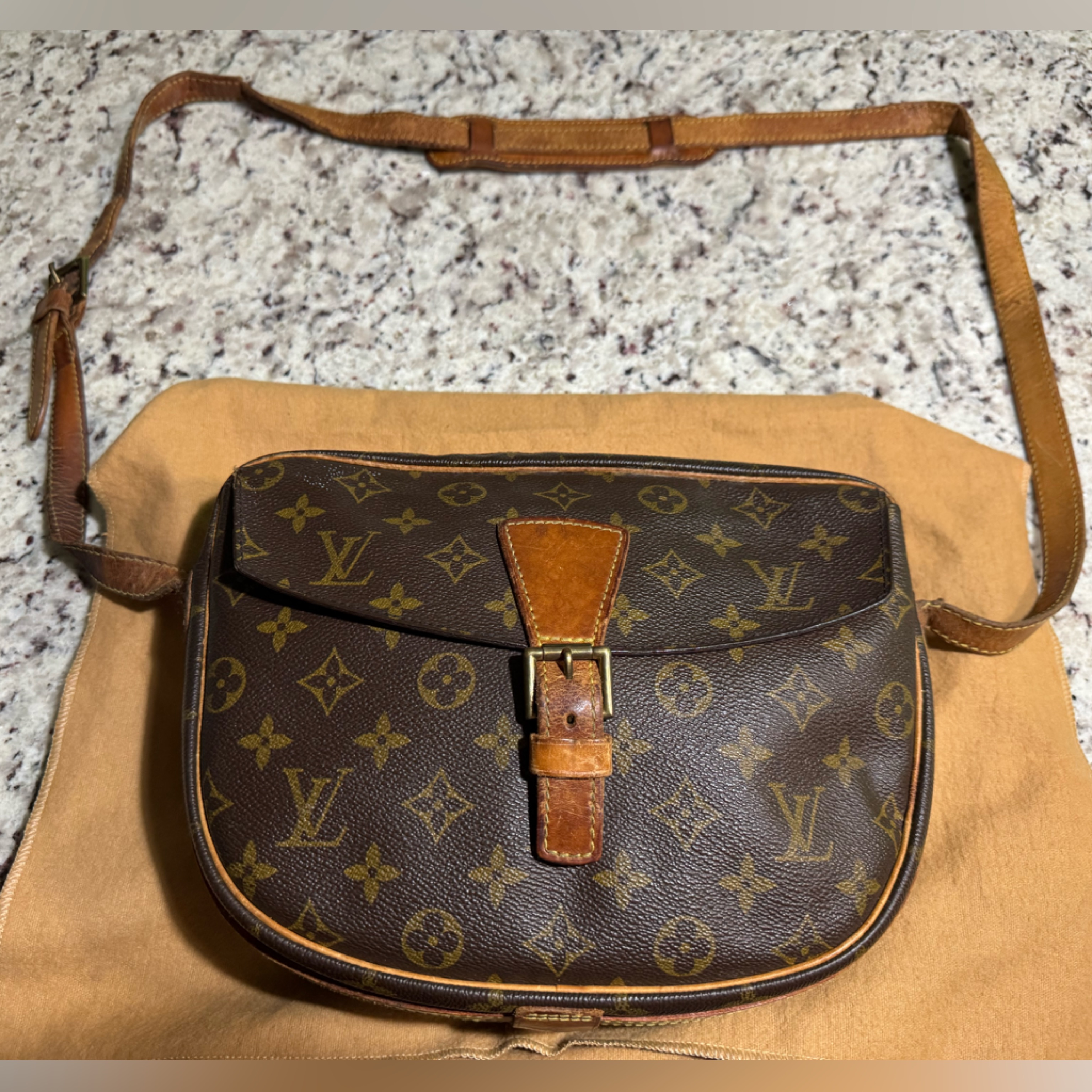 Louis Vuitton Jeune Fille Crossbody Bag 1989 With Dust Bag